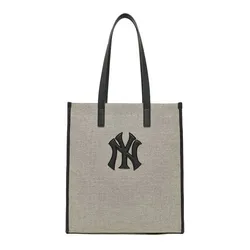 Túi Tote MLB Basic Canvas Vertical Tote Bag New York Yankees 3AORM033N-50BKS Màu Đen