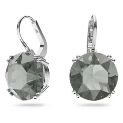 Khuyên Tai Swarovski Millenia Drop Earrings, Round Cut, Black, Rhodium Plated 5636567 Màu Đen