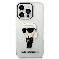 Ốp Điện Thoại Karl Lagerfeld iPhone 14 Pro Max Màu Trắng