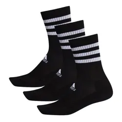 Tất Adidas 3 Stripes Cushioned Crew Socks 3 Pair DZ9347 Màu Đen