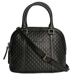 Túi Xách Gucci 2way Handbag Micro Shima Màu Đen