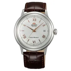 Đồng Hồ Nam Orient Bambino FAC00008W0 Lịch Lãm Màu Nâu Bạc