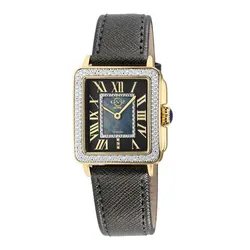 Đồng Hồ Nữ Gevril GV2 Padova Diamond 12307 Màu Đen Vàng