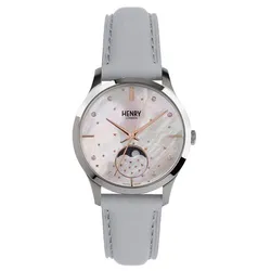 Đồng Hồ Nữ Henry London HL35-LS-0327 Màu Xám Nhạt