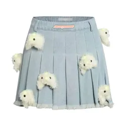 12 cách phối đồ với chân váy jean bò đẹp 