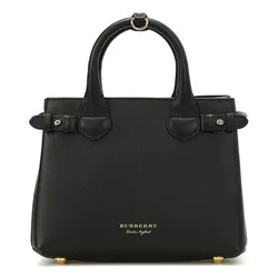 Túi Đeo Chéo Nữ Burberry BBR House Check Banner Small Tote Bag Màu Đen