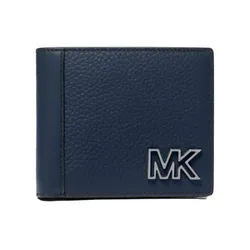 Ví Nam Michael Kors MK Cooper Leather Billfold Wallet 36S3LCOF3L Màu Xanh Navy