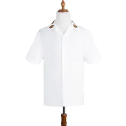 Áo Sơ Mi Nam Versace 72GAL2BB Màu Vàng Trắng Size 46