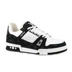 Giày Thể Thao Louis Vuitton LV Trainer White Black 1A9JG9 Màu Đen Trắng Size 40