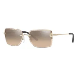 Kính Mát Nữ Michael Kors Sedona Rectangular Ladies Sunglasses MK1122B 10143D 59 Màu Nâu Vàng