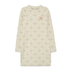 Váy Nữ MLB Monogram Jacquard New York Yankees 3FOPM0334-50CRD Màu Kem