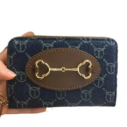 Ví Nữ TTWN BEAR TT2321 2350 Màu Xanh Viền Nâu Size M