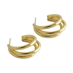 Khuyên tai vòng xu hướng trang sức mang phong cách thập niên 80