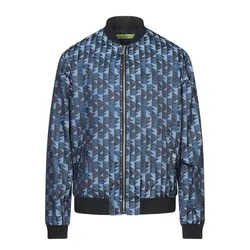 Áo Khoác Nam Versace Bomber Jacket Màu Xanh Size 50