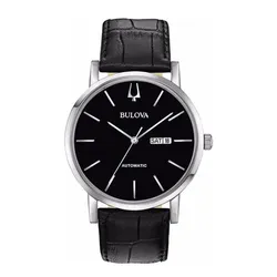 Đồng Hồ Nam Bulova American Clipper Automatic Watch 42mm 96C131 Màu Đen 