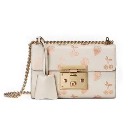 Túi Đeo Vai Nữ Gucci Berry Padlock Small Shoulder Bag Màu Trắng