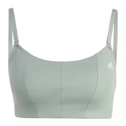 Áo Ngực Thể Thao Nữ Adidas Light Support Yoga Studio Bra HR9679 Màu Xanh Bạc Size AXSB
