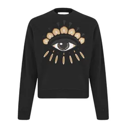 Áo Nỉ Sweater Kenzo Icon Eye 5SW1144XC99 Màu Đen Size XS