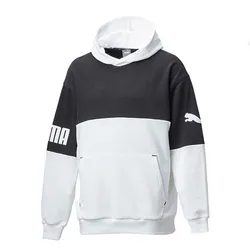 Áo Hoodie Puma Power Oversized Hoodie 671880 Màu Đen Phối Trắng Size S