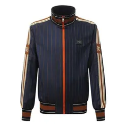 Áo Khoác Nam Dolce & Gabbana D&G Striped Bomber Jacket With Stripes G9WY2T-3 Phối Màu Size 50