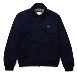 Áo Khoác Nam Lacoste Water Resistant Cotton Zip Jacket BH1045 00 166 Màu Xanh Navy Size 50