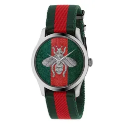 Đồng Hồ Gucci G-Timeless Le Marche Des Merveilles Màu Xanh Đỏ