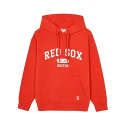 Áo Hoodie MLB Overfit của Varsity Boston Red Sox 3AHDV0141-43RDS Màu Đỏ