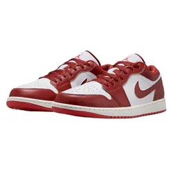 Giày Thể Thao Nike Air Jordan 1 Low Dune Red FJ3459-160/FJ3465-160 Màu Trắng Phối Đỏ Size 42.5