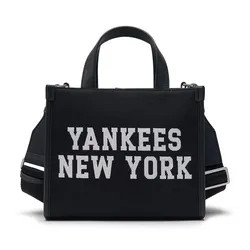 Túi Tote MLB Jacquard Varsity New York Yankees 3AORS024N-50BKS Màu Đen
