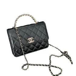Túi Đeo Chéo Nữ Chanel Handle Bag Màu Đen