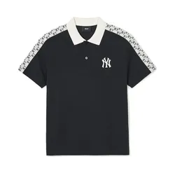 Áo Polo MLB New York Yankees 3APQM0343-50BKS Màu Đen Size M