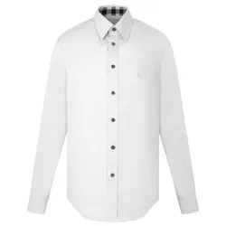 Áo Sơ Mi Nam Burberry White Shirt 8066768 Màu Trắng Size XS