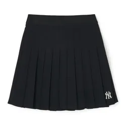 Chân Váy Xếp Ly MLB New York Yankees Sportive Varsity Pleated Skirt 3FSKV0143-50BKS Màu Đen