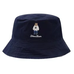 Mũ WHOAU Steve / WHACD1201A-00 Đội 2 Mặt Màu Xanh Navy