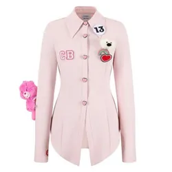 Áo Sơ Mi Nữ 13 De Marzo X Care Bears Shirt Primrose Pink Màu Hồng