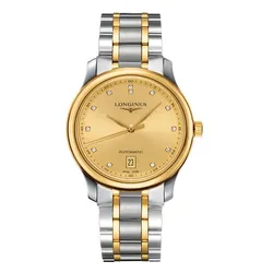Đồng Hồ Nam Longines Master Collection Diamond Demi Gold L2.628.5.37.7 Màu Bạc Vàng