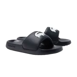 Dép Nam Lacoste Men's Croco 1.0 Synthetic Slides 45CMA0002 312 Màu Đen Size 39.5