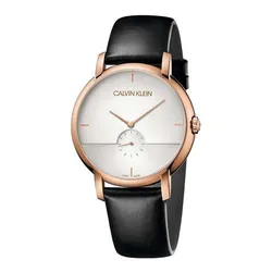Đồng Hồ Nam Calvin Klein CK Quartz K9H2X6C6 Màu Đen Vàng Hồng