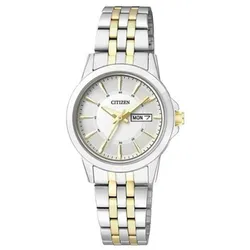 Đồng Hồ Nữ Citizen Quartz Silver Dial Women Watch EQ0608-55A Màu Bạc