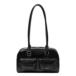 Túi Đeo Vai Nữ Stand Oil Chubby Bag Black Màu Đen