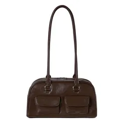 Túi Đeo Vai Nữ Stand Oil Chubby Bag Marron Màu Nâu