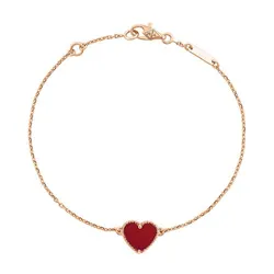 Vòng Đeo Tay Nữ Van Cleef & Arpels Sweet Hearts Bracelet VCARN59L00 Màu Vàng Hồng