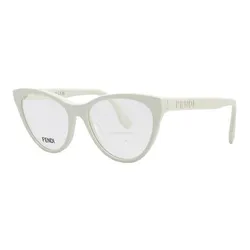 Kính Mắt Cận Nữ Fendi Demo Cat Eye Ladies Eyeglasses FE50017I 025 Màu Trắng Sữa