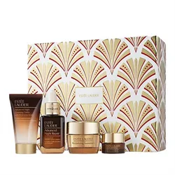 Set Dưỡng Da Estée Lauder The Lift + Glow Routine Advanced Night Repair Serum Skincare Holiday 4 Món