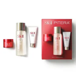Set Dưỡng Da SK-II Pitera Youth Essentials 3 Món (Sữa Rửa Mặt 20g + Nước Thần 230ml + Kem Dưỡng 15g)