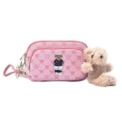Túi Đeo Chéo Nữ TTWN BEAR TG9002-94520 Màu Hồng