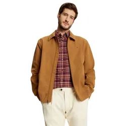 Áo Khoác Nam Tommy Hilfiger Flag Logo Bomber Jacket In Golden Rays 78J9469 - GWJ Màu Nâu Size M