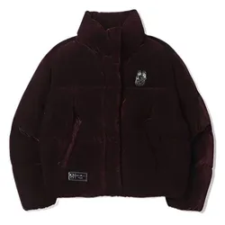 Áo Khoác Nữ LifeWork Glossy High Neck Heavy Down Short Jumper LW234DJ710-WN Màu Đỏ