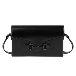 Túi Đeo Chéo Nữ Gucci Horsebit 1955 Mini Leather Crossbody Bag Màu Đen