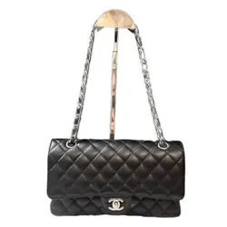 Túi Đeo Vai Nữ Chanel Classic M Caviar Màu Trắng Đen